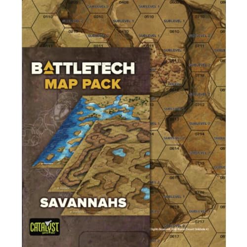 Catalyst Game Labs BattleTech | Map Pack | Savannah | Expansion | Miniature Game Ages 14+ | Spiel auf Englisch von Catalyst Game Labs