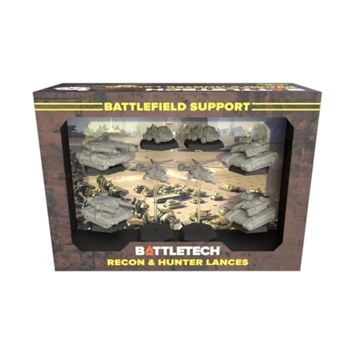 Catalyst Game Labs BattleTech | Mercenaries Forcepack | Battlefield Support Recon & Hunter Lances | Expansion | Miniature Game Ages 14+ | Spiel auf Englisch von Catalyst Game Labs