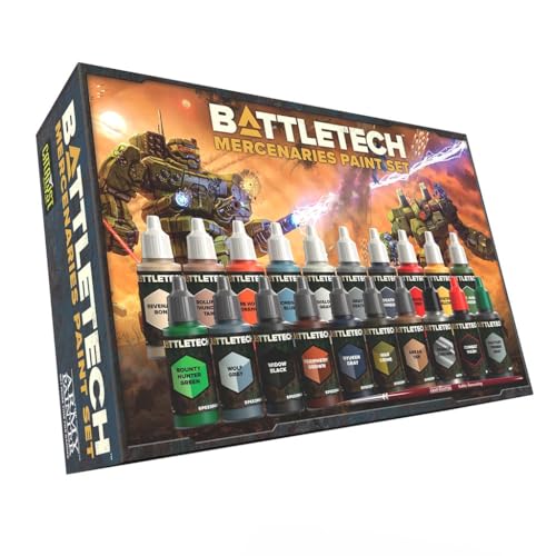 Catalyst Game Labs BattleTech | Mercenaries Paint Set | Accessory Ages 14+ | Spiel auf Englisch von Catalyst Game Labs