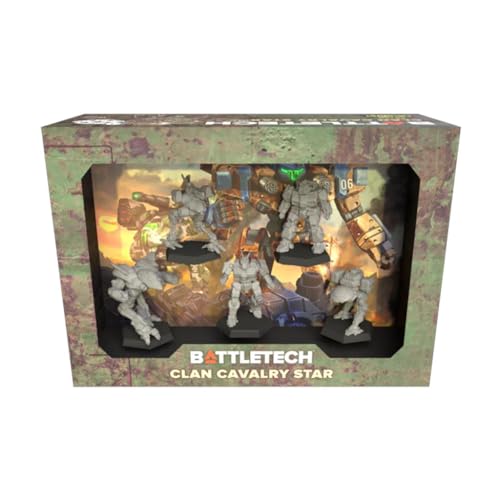 Catalyst Game Labs BattleTech | Miniatures | Clan Cavalry Star | Expansion | Miniature Game Ages 14+ | Spiel auf Englisch von Catalyst Game Labs
