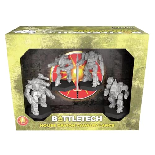 Catalyst Game Labs BattleTech | Miniatures | House Davion Cavalry Lance Force Pack | Expansion | Miniature Game Ages 14+ | Spiel auf Englisch von Catalyst Game Labs