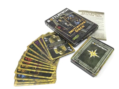 Catalyst Game Labs BattleTech | Miniatures | Initiative Deck | Expansion | Miniature Game Ages 14+ | Spiel auf Englisch von Catalyst Game Labs