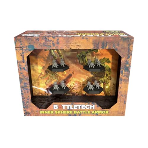 Catalyst Game Labs BattleTech | Miniatures | Inner Sphere Battle Armor Pack | Expansion | Miniature Game Ages 14+ | Spiel auf Englisch von Catalyst Game Labs