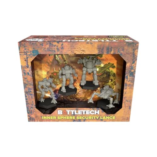 Catalyst Game Labs BattleTech | Miniatures | Inner Sphere Security Lance | Expansion | Miniature Game Ages 14+ | Spiel auf Englisch Catalyst Game Labs BattleTech | Miniatures | Inner Sphere Security Lance | Expansion | Miniature Game Ages 14+ | Spiel auf Englisch von Catalyst Game Labs