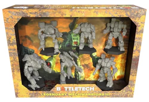 Catalyst Game Labs BattleTech | Miniatures | Legendary MechWarriors III ForcePack | Expansion | Miniature Game Ages 14+ | Spiel auf Englisch von Catalyst Game Labs