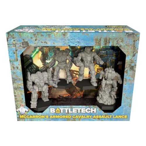 Catalyst Game Labs BattleTech | Miniatures | McCarrons Armored Cavalry Assault Lance | Expansion | Miniature Game Ages 14+ | Spiel auf Englisch Catalyst Game Labs BattleTech | Miniatures | McCarrons Armored Cavalry Assault Lance | Expansion | Miniature Game Ages 14+ | Spiel auf Englisch von Catalyst Game Labs