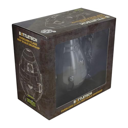 Catalyst Game Labs BattleTech | Miniatures | Overlord-Class Map Scale Dropship | Expansion | Miniature Game Ages 14+ | Spiel auf Englisch von Catalyst Game Labs