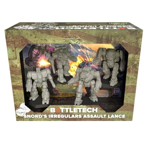 Catalyst Game Labs - BattleTech Snord's Irregulars Assault Lance - Miniature Game -English Version von Catalyst Game Labs