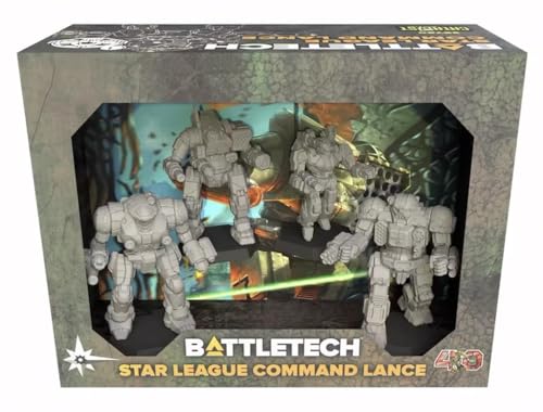 Catalyst Game Labs BattleTech | Miniatures | Star League Command Lance | Expansion | RPG | Roleplaying Game in English | Miniature Game Ages 14+ | Spiel auf Englisch von Catalyst Game Labs