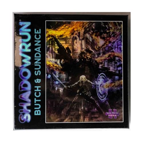 Catalyst Game Labs Shadowrun Folienpuzzles - Butch & Sundance (500 Teile, Limited Edition) von Catalyst Game Labs