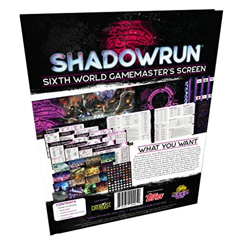 Unbekannt Shadowrun Sixth World Gamemaster Screen von Catalyst Game Labs