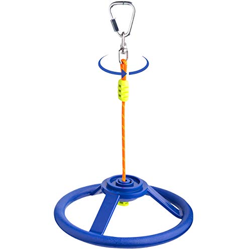 Cateam Ninja Slacklinie Zubehör - Ninja Slackline Spinner Wheel mit 360-Grad-Drehgelenk und Karabiner - 360-Grad-Drehzubehör für Ihren Hindernisparcours Cateam Ninja Slacklinie Zubehör - Ninja Slackline Spinner Wheel mit 360-Grad-Drehgelenk und Karabiner - 360-Grad-Drehzubehör für Ihren Hindernisparcours von Cateam
