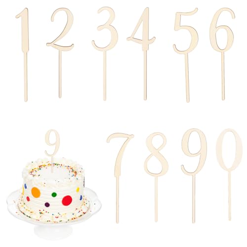 Catelves 10 Stück Cake Topper Zahlen Holz,Tortendeko Zahlen 0-9,Happy Birthday Tortendeko,Geburtstag Kuchen Deko,Wiederverwendbar Holzzahlen Kuchen Topper für Geburtstagsfeiern,Hochzeitsparty Catelves 10 Stück Cake Topper Zahlen Holz,Tortendeko Zahlen 0-9,Happy Birthday Tortendeko,Geburtstag Kuchen Deko,Wiederverwendbar Holzzahlen Kuchen Topper für Geburtstagsfeiern,Hochzeitsparty von Catelves