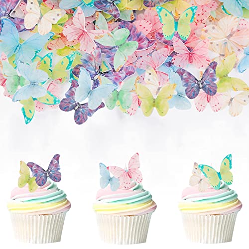 Catelves 40 Stück Essbare Schmetterlinge für Torte, Schmetterlinge Deko Kuchen Essbar, Tortendeko Geburtstag Essbar, Tortendeko Schmetterlinge Essbare, Esspapier Schmetterling Cupcake Topper Catelves 40 Stück Essbare Schmetterlinge für Torte, Schmetterlinge Deko Kuchen Essbar, Tortendeko Geburtstag Essbar, Tortendeko Schmetterlinge Essbare, Esspapier Schmetterling Cupcake Topper von Catelves