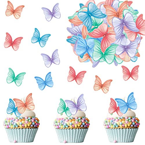 Catelves 48 Stück Essbare Schmetterlinge für Torte,Schmetterlinge Deko Torte,Essbare Tortendeko Schmetterling Cupcake Topper,Schmetterling Kuchen Deko Essbar für Geburtstage, Hochzeiten, Babypartys Catelves 48 Stück Essbare Schmetterlinge für Torte,Schmetterlinge Deko Torte,Essbare Tortendeko Schmetterling Cupcake Topper,Schmetterling Kuchen Deko Essbar für Geburtstage, Hochzeiten, Babypartys von Catelves