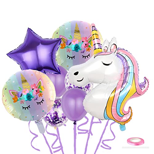 Catelves 8 Stück Einhorn Luftballons Helium, Folienballon Einhorn, Einhorn Folienballon Deko Kindergeburtstag, Einhorn Geburtstagsdeko Mädchen, für Mädchen Junge Kindergeburtstag Hochzeit Party Catelves 8 Stück Einhorn Luftballons Helium, Folienballon Einhorn, Einhorn Folienballon Deko Kindergeburtstag, Einhorn Geburtstagsdeko Mädchen, für Mädchen Junge Kindergeburtstag Hochzeit Party von Catelves