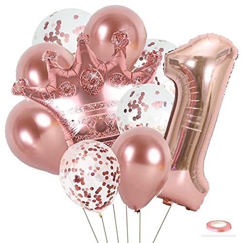 Catelves Geburtstagsdeko 1 Jahr Mädchen, Deko 1. Geburtstag Mädchen, Rosegold 1.Geburtstagsdeko Mädchen 1 Jahr, Luftballon 1. Geburtstag, Helium Ballon 1 Rosegold für Kindergeburtstag Deko Catelves Geburtstagsdeko 1 Jahr Mädchen, Deko 1. Geburtstag Mädchen, Rosegold 1.Geburtstagsdeko Mädchen 1 Jahr, Luftballon 1. Geburtstag, Helium Ballon 1 Rosegold für Kindergeburtstag Deko von Catelves