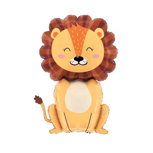 Catelves Löwe Folienballon,Löwe Luftballons Tiere Deko,Waldtiere Helium Ballon Geburtstag,Dschungel Deko Geburtstag,Safari Luftballons Kindergeburtstagdeko,Waldtiere Partydeko von Catelves