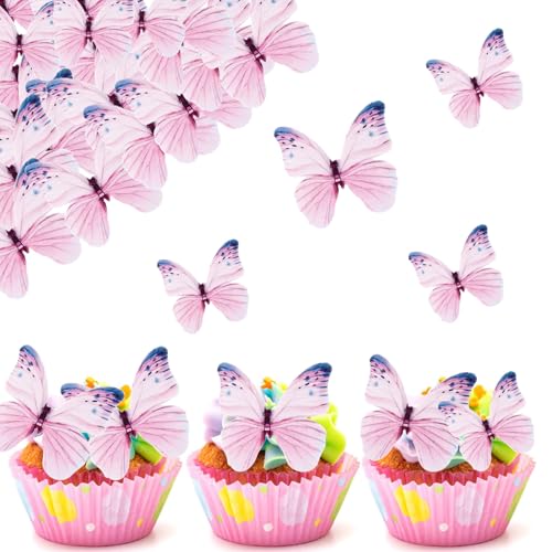 Catelves Essbare Tortendeko Schmetterling Deko Geburtstag,50 Stück Essbare Schmetterlinge für Torte,Esspapier Schmetterlinge Deko Torte Mädchen,Lila Schmetterlinge Muffin Deko Essbar zum Hochzeit Catelves Essbare Tortendeko Schmetterling Deko Geburtstag,50 Stück Essbare Schmetterlinge für Torte,Esspapier Schmetterlinge Deko Torte Mädchen,Lila Schmetterlinge Muffin Deko Essbar zum Hochzeit von Catelves