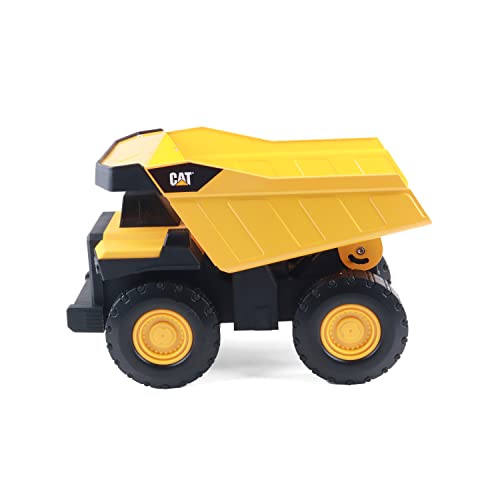CatToysOfficial | CAT Construction 40,6 cm Großes Kipplaster Spielzeug aus Stahl | Kipplaster mit Extragroßen Rädern | Outdoor Baustellenfahrzeug für Kinder ab 3 Jahre von CAT TOYS