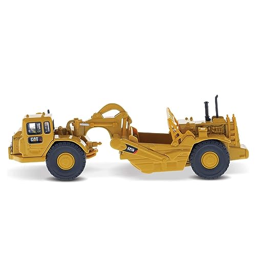 Diecast Masters 85134 - Caterpillar Scraper 627G, detailgetreues H0 CAT Baufahrzeug in Metallbox, Maßstab 1:87, ca. 15,5 x 4,5 x 5,7 cm, 14+, für Modelleisenbahnen und Sammler geeignet von Diecast Masters