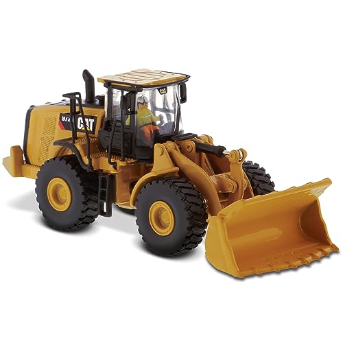 Diecast Masters 85949 - Caterpillar Radlader 972M, detailgetreues H0 CAT Baufahrzeug in Metallbox, Maßstab 1:87, ca. 10,3 x 3,7 x 4,2 cm, 14+, für Modelleisenbahnen und Sammler geeignet von Caterpillar