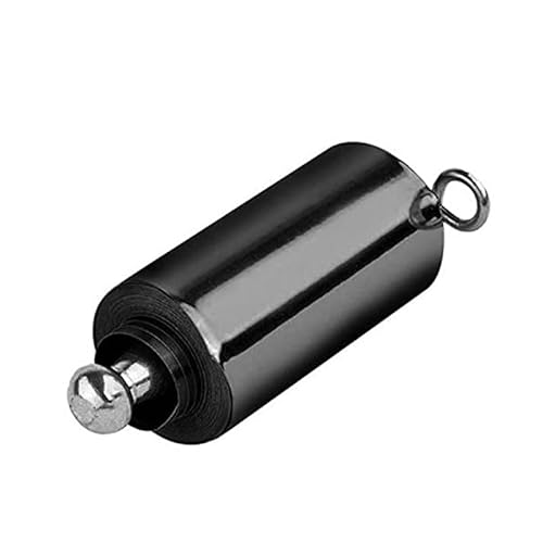 Zauberstab aus Metall, 110 cm, mit Taschenstab, Zauberstab, Bühne, Nahaufnahme, Zaubertricks, Illusionen (schwarz) von Catgol