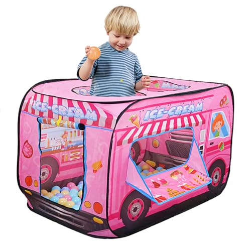 Cathpetic Auto Zelt für Kinder,Faltbares Spielzelt,Kinderspielhaus für Drinne,Indoor Outdoor Spielspielzeug für Kinder, Snack Shop von Cathpetic
