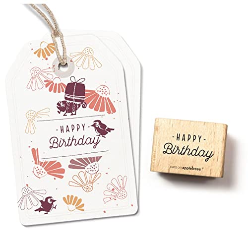 Cats on Appletrees Stempel 'Happy Birthday' von Cats on Appletrees