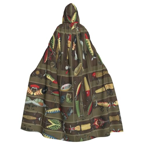 Kapuzenumhang im Fischköder-Stil, Halloween-Kapuzenumhang, Halloween, Weihnachten, Cosplay-Kostüm von Cattpa