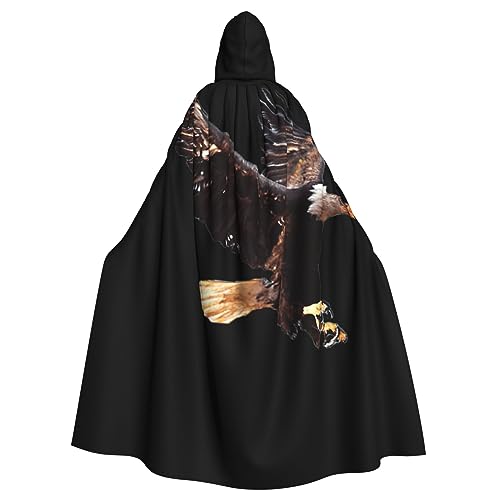 Kapuzenumhang mit Adlermuster, Halloween-Kapuzenumhang, Halloween, Weihnachten, Cosplay-Kostüm Kapuzenumhang mit Adlermuster, Halloween-Kapuzenumhang, Halloween, Weihnachten, Cosplay-Kostüm von Cattpa