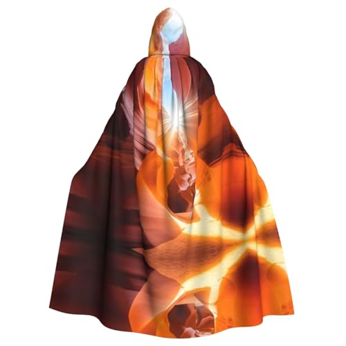 Kapuzenumhang mit Antelope-Canyon-Druck, Halloween-Kapuzenumhang, Halloween, Weihnachten, Cosplay-Kostüm von Cattpa