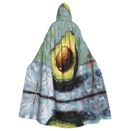 Kapuzenumhang mit Avocado-Druck, Halloween-Kapuzenumhang, Halloween, Weihnachten, Cosplay-Kostüm von Cattpa