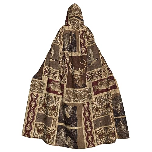 Kapuzenumhang mit Elchbär, Hirsch-Druck, Halloween-Kapuzenumhang, Halloween, Weihnachten, Cosplay-Kostüm Kapuzenumhang mit Elchbär, Hirsch-Druck, Halloween-Kapuzenumhang, Halloween, Weihnachten, Cosplay-Kostüm von Cattpa