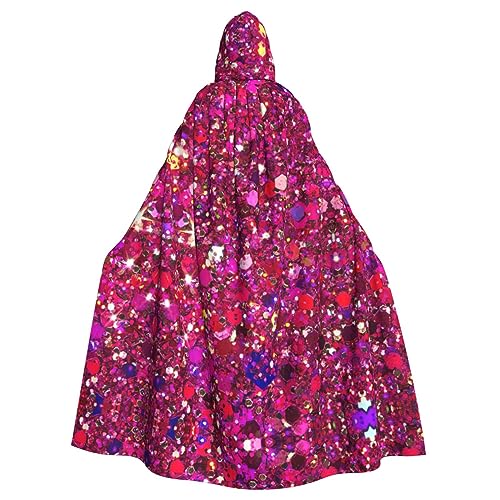Kapuzenumhang mit Glitzermuster, Halloween-Kapuzenumhang, Halloween, Weihnachten, Cosplay-Kostüm Kapuzenumhang mit Glitzermuster, Halloween-Kapuzenumhang, Halloween, Weihnachten, Cosplay-Kostüm von Cattpa