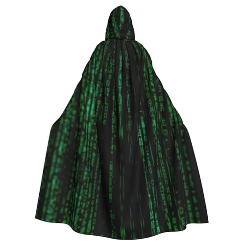 Kapuzenumhang mit Hacker-Era-Druck, Halloween-Kapuzenumhang, Halloween, Weihnachten, Cosplay-Kostüm von Cattpa