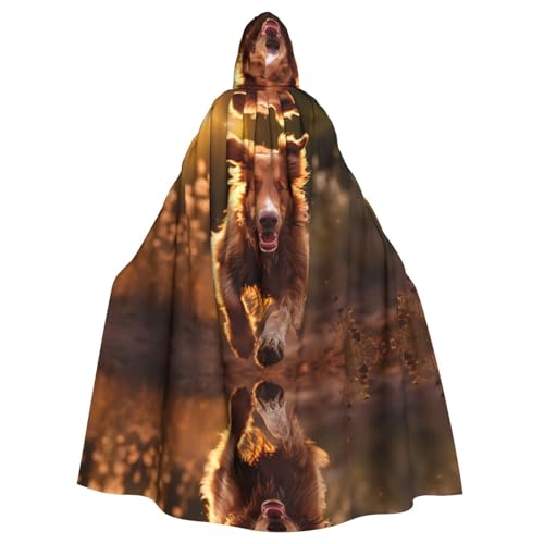 Kapuzenumhang mit Hundeaufdruck, Halloween-Kapuzenumhang, Halloween, Weihnachten, Cosplay-Kostüm von Cattpa