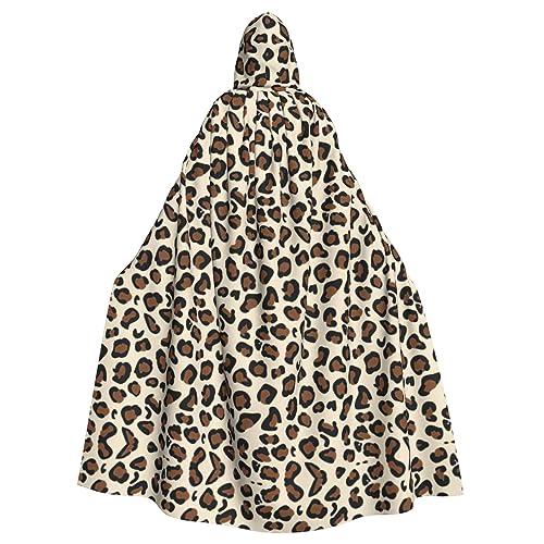 Kapuzenumhang mit Leopardenmuster, Halloween-Kapuzenumhang, Halloween, Weihnachten, Cosplay-Kostüm von Cattpa