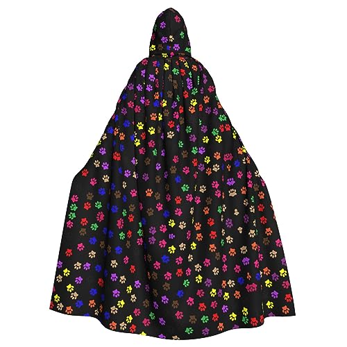 Kapuzenumhang mit Pfotenabdruck, Halloween-Kapuzenumhang, Halloween, Weihnachten, Cosplay-Kostüm von Cattpa