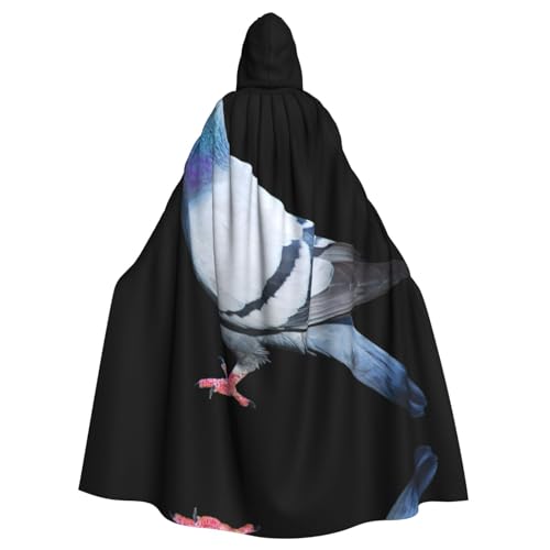 Kapuzenumhang mit Taubenaufdruck, Halloween-Kapuzenumhang, Halloween, Weihnachten, Cosplay-Kostüm Kapuzenumhang mit Taubenaufdruck, Halloween-Kapuzenumhang, Halloween, Weihnachten, Cosplay-Kostüm von Cattpa