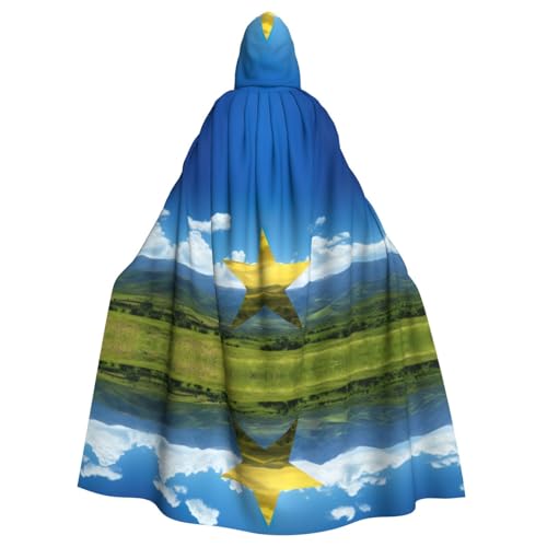 Kapuzenumhang mit Venezuela-Flagge, Halloween-Kapuzenumhang, Halloween, Weihnachten, Cosplay-Kostüm von Cattpa