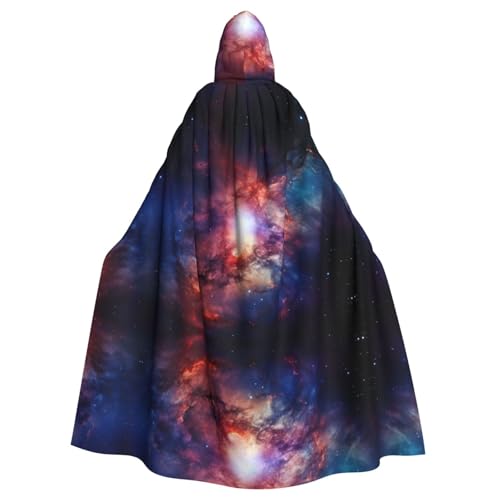 Kapuzenumhang mit Weltraum-Druck, Halloween-Kapuzenumhang, Halloween, Weihnachten, Cosplay-Kostüm von Cattpa