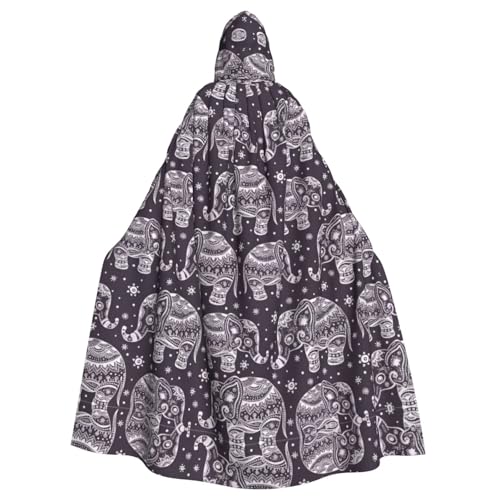 Kapuzenumhang mit niedlichem Elefantenmotiv, Halloween-Kapuzenumhang, Halloween, Weihnachten, Cosplay-Kostüm Kapuzenumhang mit niedlichem Elefantenmotiv, Halloween-Kapuzenumhang, Halloween, Weihnachten, Cosplay-Kostüm von Cattpa