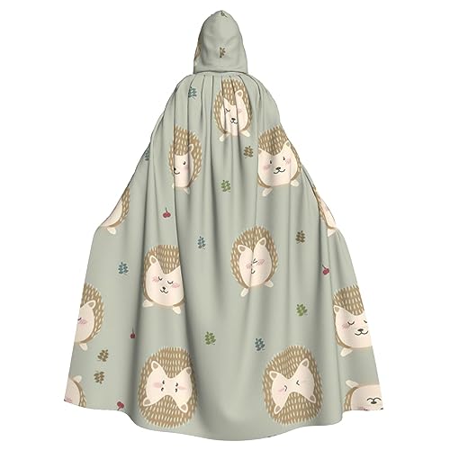 Kapuzenumhang mit vielen Igeln, Halloween-Kapuzenumhang, Halloween, Weihnachten, Cosplay-Kostüm von Cattpa
