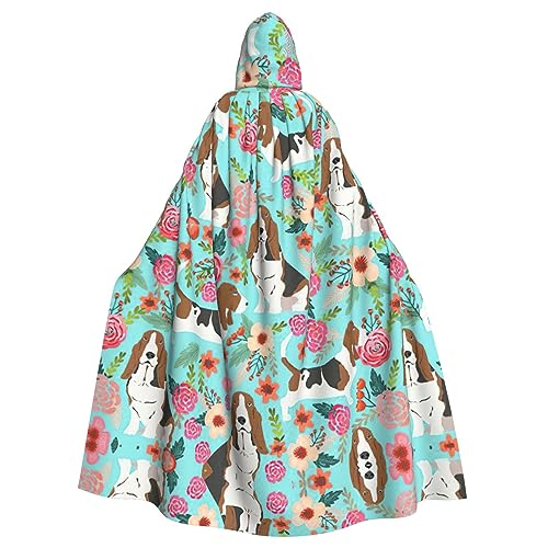 Lustiger Kapuzenumhang mit Hunde-Aufdruck, Halloween-Kapuzenumhang, Halloween, Weihnachten, Cosplay-Kostüm von Cattpa