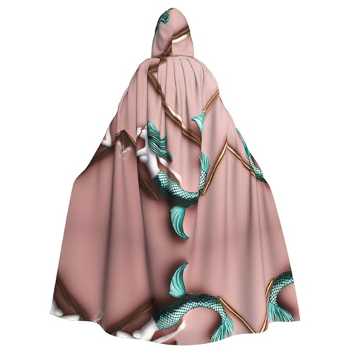 Meerjungfrau-Form-Accessoire02 Kapuzenumhang, Halloween-Kapuzenumhang, Halloween, Weihnachten, Cosplay-Kostüm von Cattpa