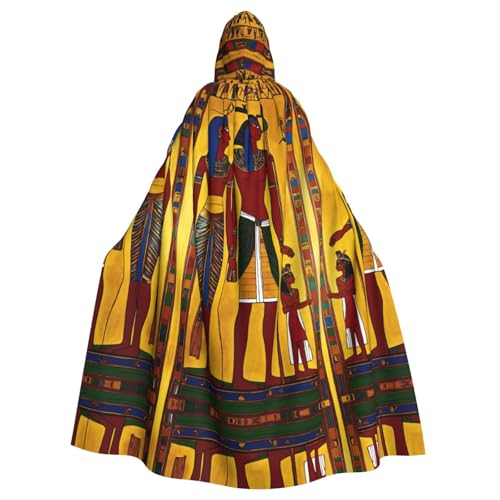Umhang mit Kapuze aus der alten Ägypten-Serie, Halloween-Kapuzenumhang, Halloween, Weihnachten, Cosplay-Kostüm von Cattpa