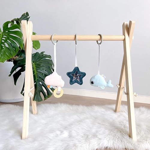 Caudblor Spieltrapez Holz Babyspielzeug Puzzle Gym inkl. Anhänger Babygymnastik aktiv Spielzeug Babyzimmer Kinderzimmer Dekoration Caudblor Spieltrapez Holz Babyspielzeug Puzzle Gym inkl. Anhänger Babygymnastik aktiv Spielzeug Babyzimmer Kinderzimmer Dekoration von Caudblor