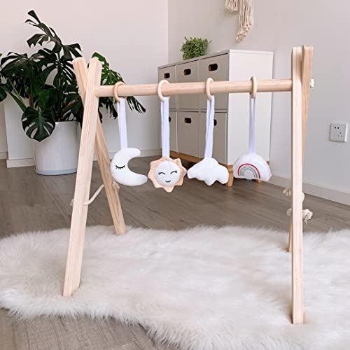 Caudblor Spieltrapez holz Babyspielzeug Puzzle gym inkl. Anhänger Babygymnastik aktiv Spielzeug Babyzimmer Kinderzimmer Dekoration Caudblor Spieltrapez holz Babyspielzeug Puzzle gym inkl. Anhänger Babygymnastik aktiv Spielzeug Babyzimmer Kinderzimmer Dekoration von Caudblor
