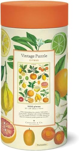 Cavallini 1000 Piece Puzzle, Citrus (PZL/Citrus) von Cavallini Papers & Co